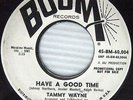 TAMMY WAYNE Have A Good Time bw Kissaway W LABEL PROMO Northern Soul 45 e30 HEAR