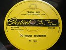 THE DE KROO BROTHERS “PEGGY SUE” OZ POP-ROCK-45/1962