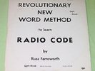 Revolutionary New Word Method to Learn Radio Code Morse Code Russ Farnsworth 3LP