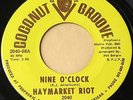 RARE Michigan Garage 45 – HAYMARKET RIOT – Nine O’Clock – COCONUT GROOVE M-