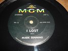 MARK DINNING - I LOST - THE BLACKEYED GYPSY  -TEEN ROCK - RARE SINGLE STEREO 33T