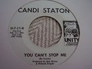 CANDI STATTON; NOW YOU'VE GOT THE UPPER HAND/YOU CANT STOP ME  RARE N/S UNITY