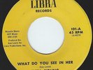RARE NORTHERN SOUL 45 VG+++ INELL YOUNG - WHAT DO YOU SEEN IN HER - LIBRA