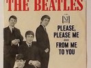 THE BEATLES PLEASE, PLEASE ME / FROM ME.. PICTURE SLEEVE VEE-JAY 45 VJ-581 VG++