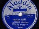 Lightning Hopkins 1948 78 RPM Shotgun Blues Aladdin 3063