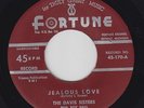 THE DAVIS SISTERS Jealous Love 45 on Fortune Detroit hillbilly/country HEAR