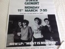 rare the smiths meat is murder lp promotional poster ipswich gaumont 11/3/85