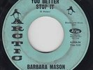 Northern Soul 45 - Barbara Mason - You Better Stop It - Arctic - mp3