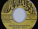 Reggae 45 GREGORY ISAACS Open the Door to Your Heart ANDY'S HEAR