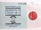 JUILLIARD STRING QUARTET : BEETHOVEN QUARTETS IN F MIN/F MAJ           SB 6534