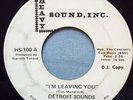 Northern Soul 45 - Detroit Sounds Of Friction On Heavy Sound, Inc. #100 VG