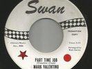 ROCKABILLY - MARK VALENTINO- JIVIN' AT THE DRIVE IN --HEAR BOTH -1963 PROMO SWAN