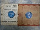 Two 1956 Elvis Presley 78 RPM records. Love Me Tender, Blue Moon HMV POP253, 272