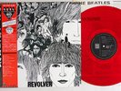 BEATLES REVOLVER TOSHIBA EAS 70136 JAPAN OBI MONO Clear Red Vinyl Vinyl LP