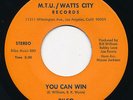 70s Soul 45 - BILEO You Can Win M.T.U.  Modern HEAR Grail