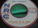 VG+ Hear Rare Rockabilly 45 : Ric Cartey   Scratching On My Screen   NRC 503