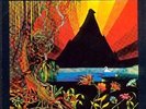 MOUNTAIN -LIVE - 1972 UK 1st Pink Rim ISLAND LP  EX/VG