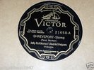 VICTOR ( SCROLL LABEL ) 21658 JELLY-ROLL MORTONS RED HOT PEPPERS  78 rpm Record