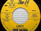 EDDIE HOLMAN Lost b/w She's Beautiful 1964 NORTHERN SOUL Don-El 124 45 e712