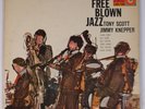 TONY SCOTT w/ BILL EVANS + CLARK TERRY: Free Blown Jazz CARLTON DG ORIG LP VG++