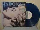 Madonna 'True Blue' US limited edition blue vinyl LP + poster (Poster version 2)