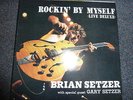 Brian Setzer Rockin By Myself Live Deluxe with Gary Cruisin Records PINK LP NM-