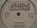 RADIO HEART GARY NUMAN -  IRISH PRESS 45 - RADIO HEART - AVALON LABEL