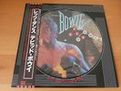 LP ALBUM DAVID BOWIE LET'S DANCE JAPAN OBI PICTURE DISC