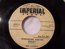 Bob Luman Whenever You're Ready Red Hot 1957 Imperial Rockabilly Bopper Promo 45