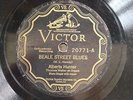 ALBERTA HUNTER & FATS WALLER, 'BEALE STREET BLUES’ 1927 VICTOR 20771, RARE