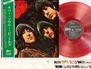 BEATLES rubber soul JAPAN '67 Odeon RED VINYL LP rare