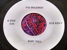 Rare Boogie Modern Soul Test Press Double A-Side 45 The Malemen Baby Doll HEAR
