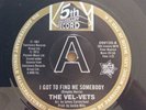 Demo style BLACK vinyl - The Vel-Vets - I Got To Find Me Somebody/Towanda Barnes