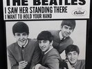 BEATLES I Saw Her Standing / I Want To Hold Your Hand CAPITOL 45 & PIC SLEEVE