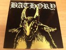 BATHORY S/T LP SELF TITLE YELLOW GOAT BLACK MARK + INSERT MAYHEM VENOM IMMORTAL