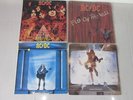 4 VINTAGE VINYL LP RECORD ALBUMS AC/DC HIGHWAY TO HELL,FLY ON THE WALL & OTHERS