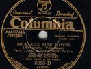 73c.  Joseph Szigeti - Roumanian Folk Dances (Bartok) - Columbia 2293-D