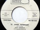 DON SARGENT 45 St James Infirmary / Gypsy Boots PROMO Rockabilly 1959 w1926