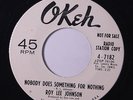 ROY LEE JOHNSON: Nobody Does Something For Nothing / Busybody 45 (dj) rare Soul