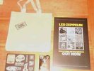 LED ZEPPELIN PROMO Items tote bag In Through The Out Door poster buttons sticker