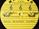 VELVETONES —ALL NIGHT LONG— r&b doo wop oldies rocker 45 | 10