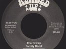 Rare Modern Soul 45 THE SHIDER FAMILY BAND Keep You Burning on Headed Up M-