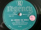 78 RPM REGENCY RECORDS LITTLE RICHARD ALL AROUND THE WORLD 1957 THE GIRL CAN'T