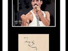VERY RARE - QUEEN - FREDDIE MERCURY - ORIGINAL HAND SIGNED AUTOGRAPH