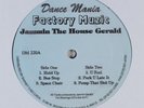 JAMMIN THE HOUSE GERALD Factory Muzik DANCE MANIA 12