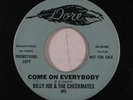 Northern Soul 45 BILLY JOE & THE CHECKMATES Come On Everybody on Dore NM promo
