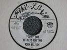 John Ellison You've Got To Have Rhythm Phil L.A. of Soul 337 Promo EX
