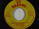 Islands Soul 45 JOYA LANDIS When The Lights Are Low on Baron's