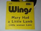 WINGS (BEATLES) MARY HAD A LITTLE LAMB RARE YUGO 7'' SINGLE EX/EX NICE COPY