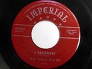WEE WILLIE WAYNE & GRP 45 I remember / Travelin' mood IMPERIAL Doowop bb2879